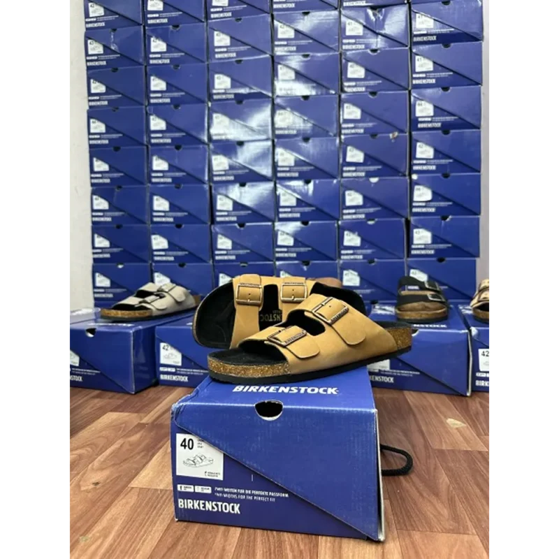 Stylish Birkenstock Birko Flor Brown For Men (HOF1003)