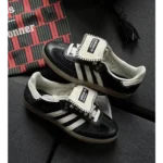 Trendy Adidas Wales Bonner X Samba Pony Tonal Core Black Shoes For Men (SW6232)