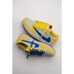 Premium Air Jordan Retro 1 Travis Scott Canary Shoes For Men (HOF874)