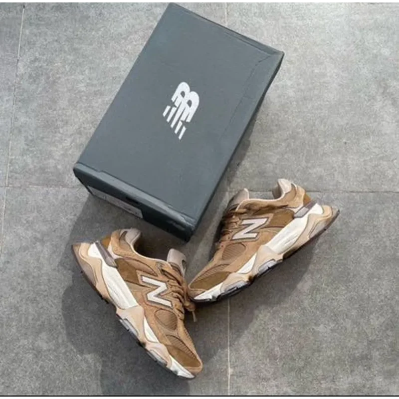 Premium New Balance 9060 Mushroom Brown Shoes For Men (HOF821)