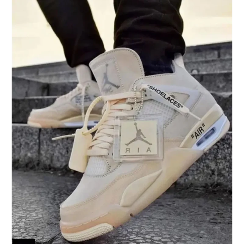 p-44-12-40-30-684049.webp Stylish Nike Air Jorden Retro 4 Off Shoes For Men (SW5679)