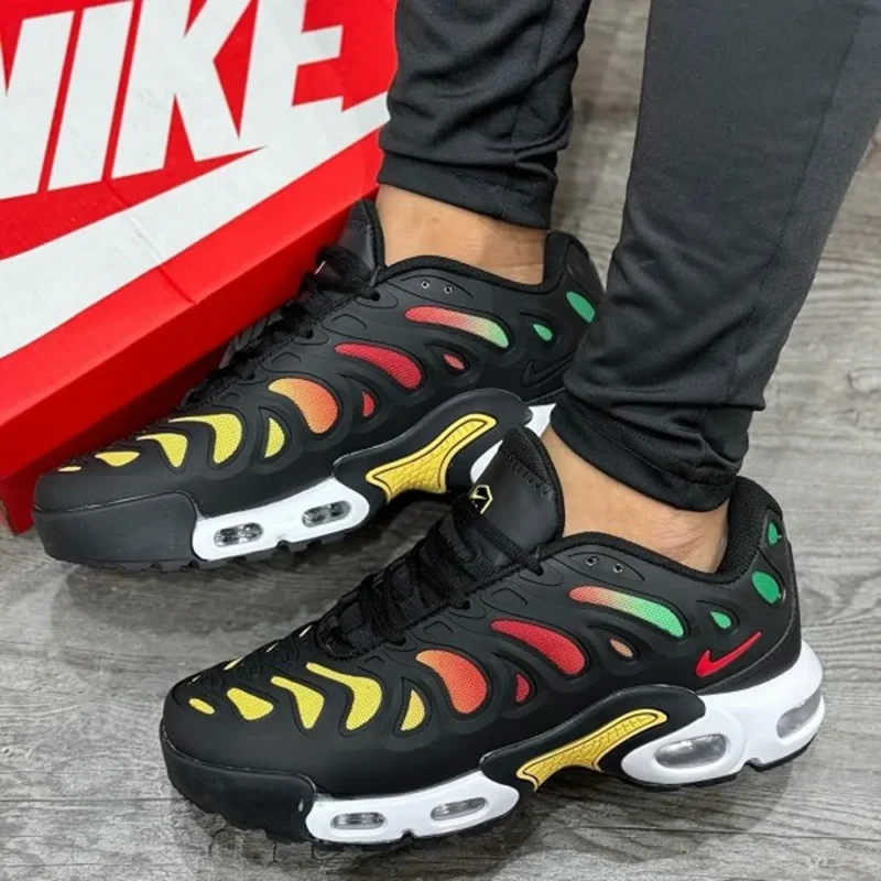 Classy Nike Air Max Plus Rainbow Shoes For Men (SHH07695)