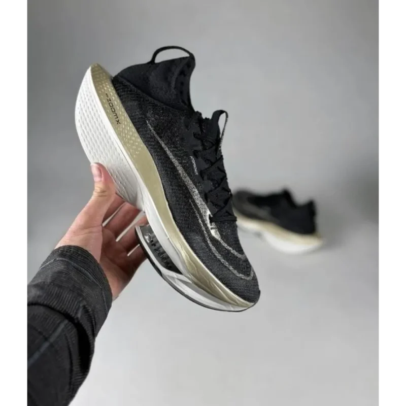 Trendy Air Zoom Alphafly Next 2 Black Gold Shoes For Men (CSO4452)