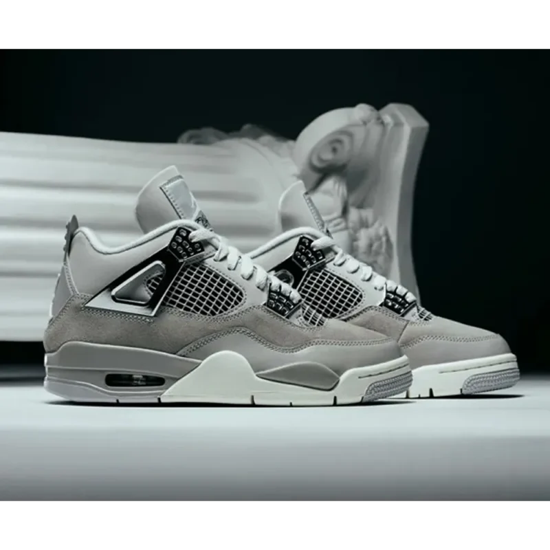 Classy Nike Air Jordan Retro 4 Frozen Shoes For Men (SW6354)