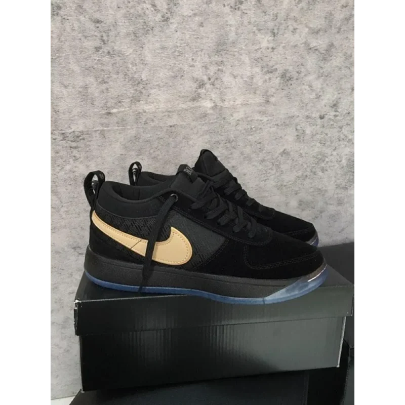 Trendy Nike Book 1 Gold Blue Shoes For Men (SW6728)