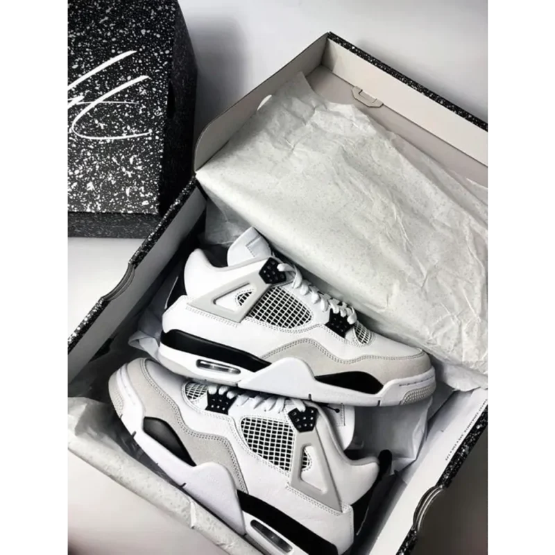 Premium Nike Air Jordan Retro 4 Military Shoes For Men (SW6710)