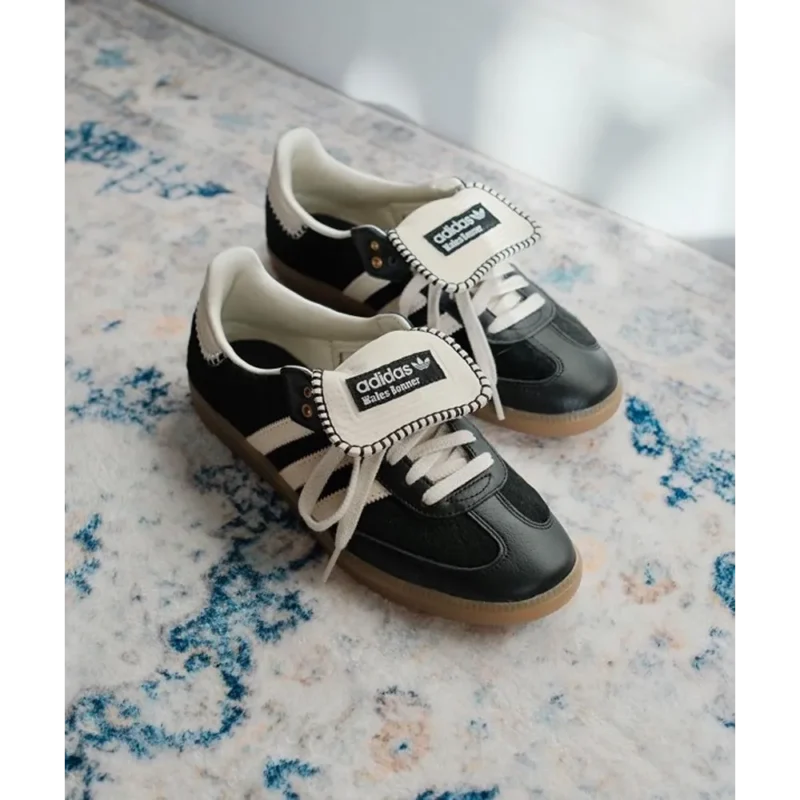 p-5-16-29-38-209982.webp Trendy Adidas Wales Bonner X Samba Pony Tonal Core Black Shoes For Men (SW6232)