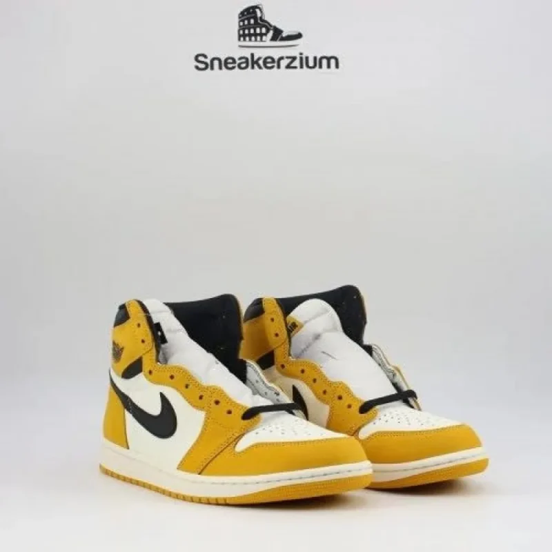 Trendy Air Jordan 1 High Retro Yellow Shoes For Men (CSO4552)