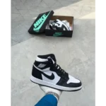 Premium Air Jordan Retro 1 Black White For Men (GF1313)