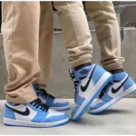 Trendy Nike Air Jordan Retro 1 High University Blue Shoes For Men (SHUB719)
