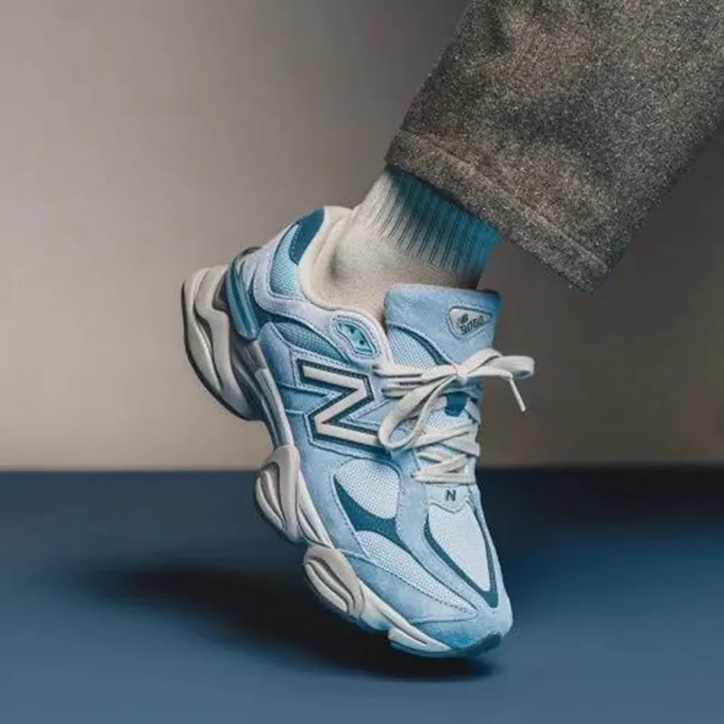 Premium New Balance 9060 Chrome Blue Shoes For Men (HOF824)