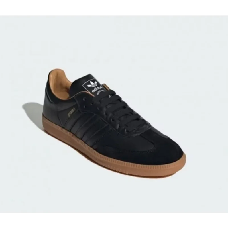 Imported Adidas Samba Made In Italy Black Shoes For Men (SOS2831)