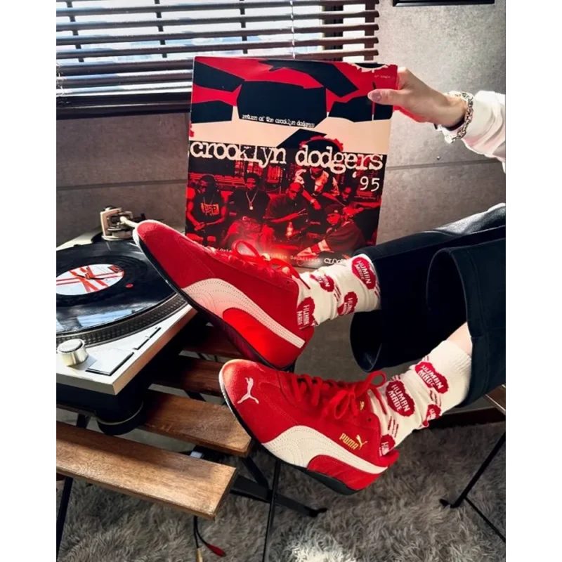 Classy Puma Speedcat Red Shoes For Men (SHH07780)