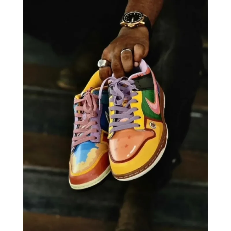 Trendy Nike Sb Dunk Low Dragon Ball Shoes For Men (CSO4455)