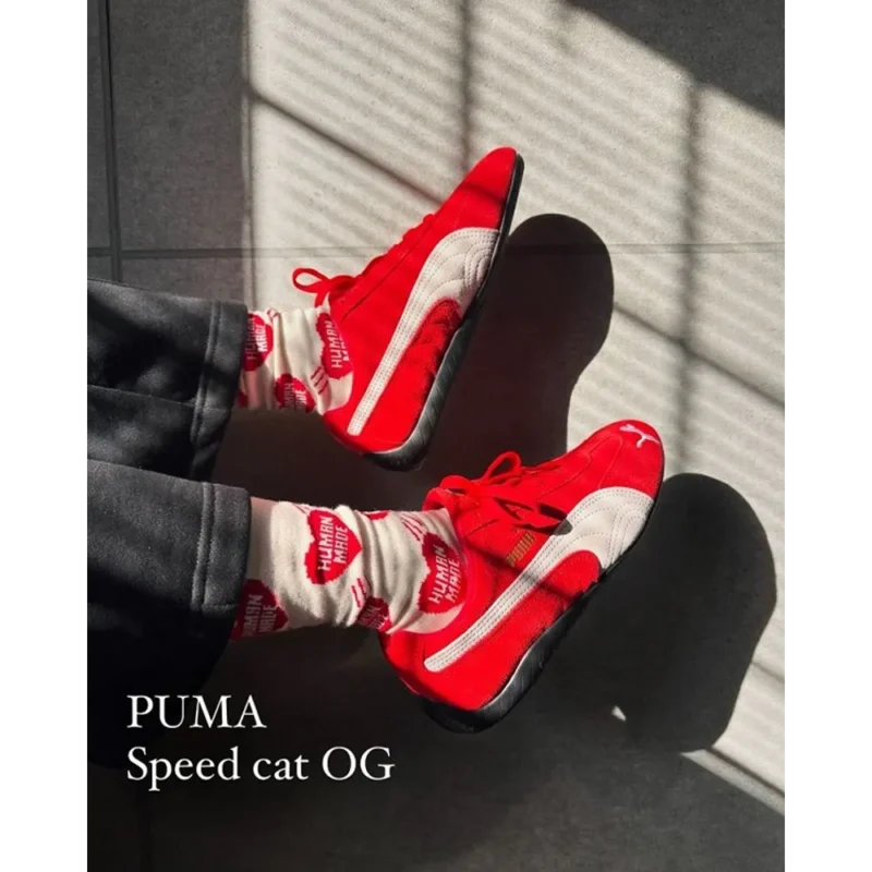 Classy Puma Speedcat Red Shoes For Men (SHH07780)