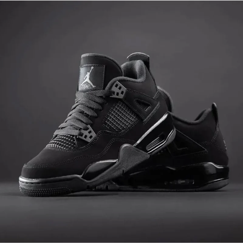 Imported Nike Air Jordan Retro 4 Black Cat Shoes For Men (SW6432)