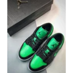 Trendy Nike Air Jordan 1 Low Black Lucky Green Shoes For Men (SW5684)