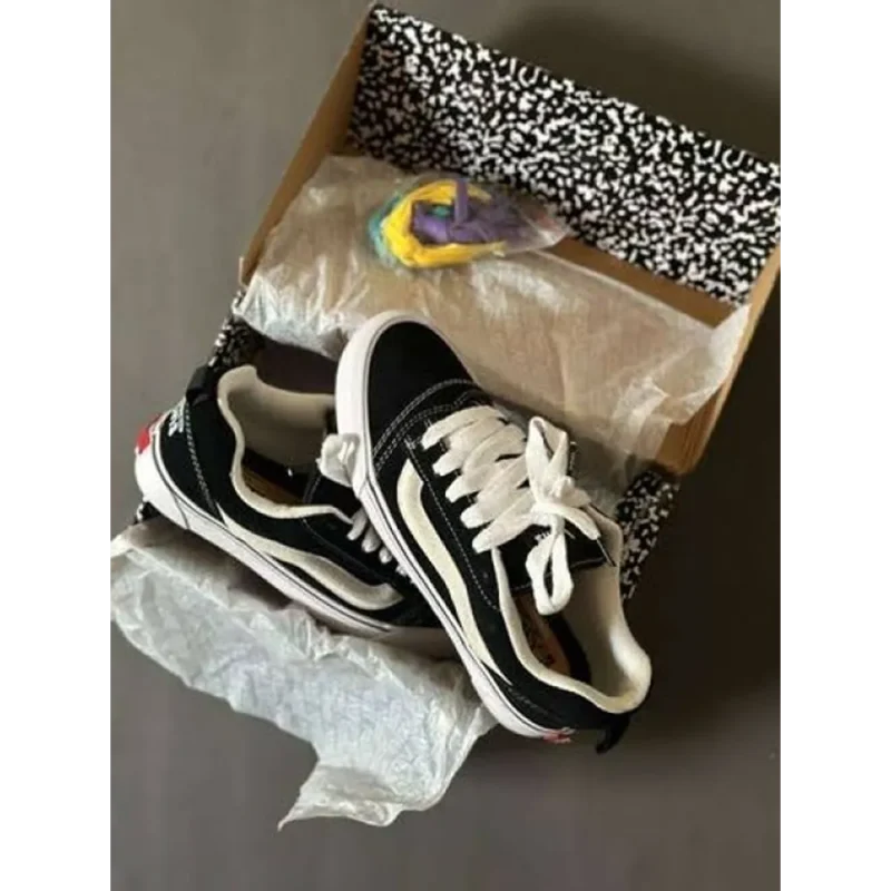Trendy Vans X Imran Potato Knu Skool Black Shoes For Men (SHUB721)