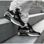 Imported Nike Air Max 90 Essential Black White Shoes For Men (SOS2833)