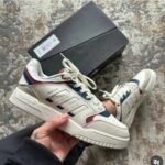 Premium Adidas Drop Step White Blue Shoes For Men (SW6470)