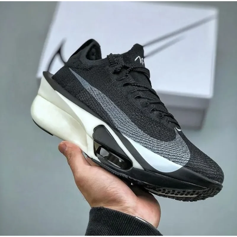 Trendy Nike Air Zoom Alphafly 3 Black White Shoes For Men (SHUB583)