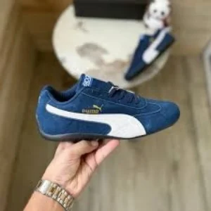 Trendy Puma Speedcat Navy White Shoes For Men (CSO4571)