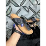 Stylish Birkenstock Ramses Black Leather For Men (HOF934)