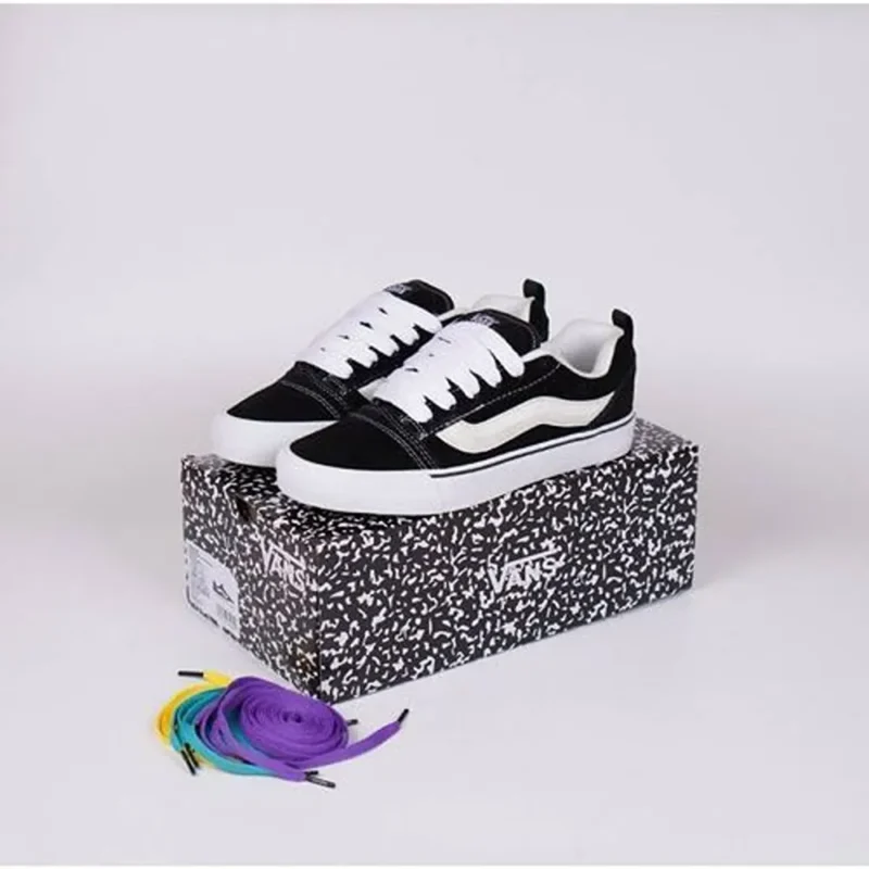 Trendy Vans X Imran Potato Knu Skool Black Shoes For Men (SHUB721)