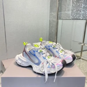 Imported Balenciaga 3xl Blue And Pink Shoes For Men (SOS2834)