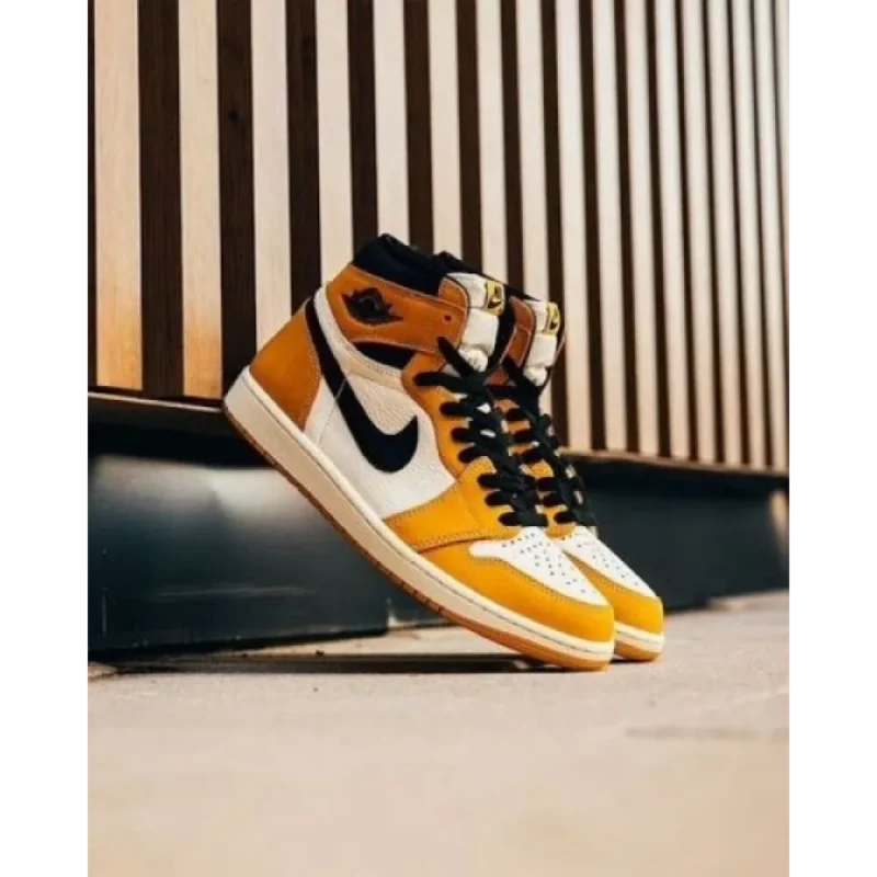 Trendy Air Jordan 1 High Retro Yellow Shoes For Men (CSO4552)