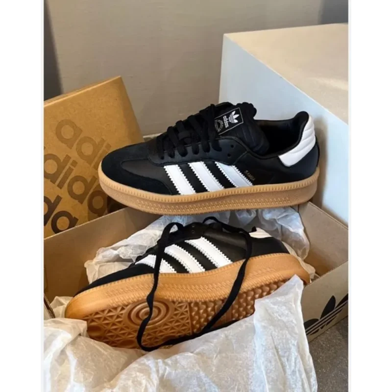 Classy Adidas Palace X Puig Samba Black Shoes For Men (SW6382)
