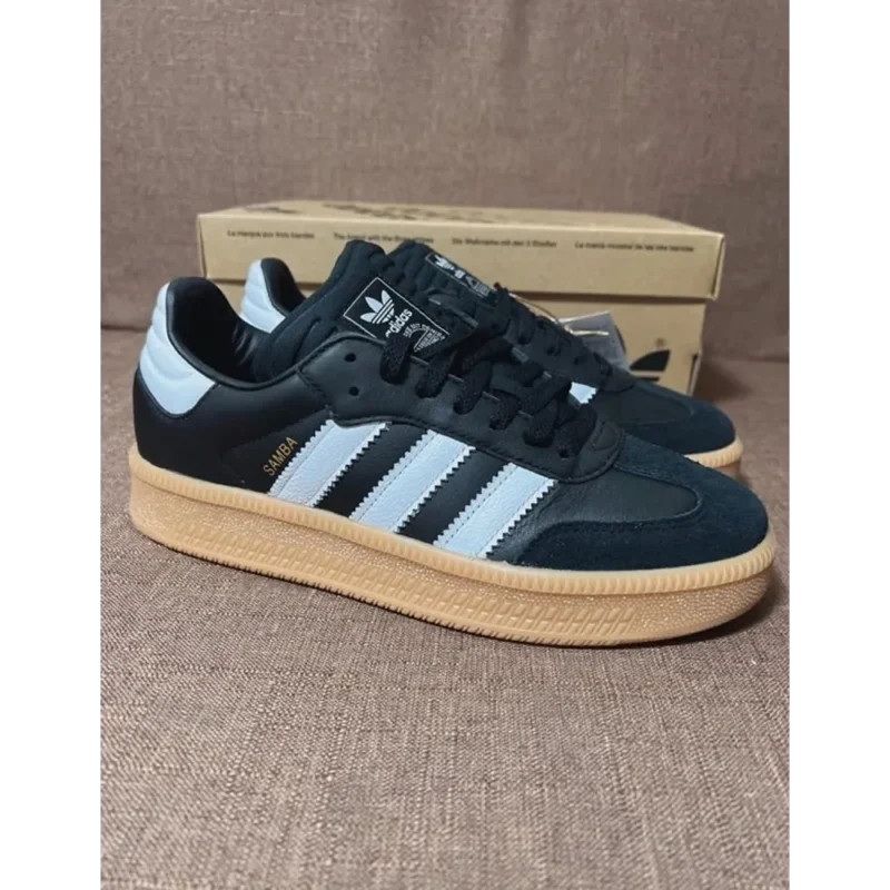 Classy Adidas Palace X Puig Samba Black Shoes For Men (SW6382)