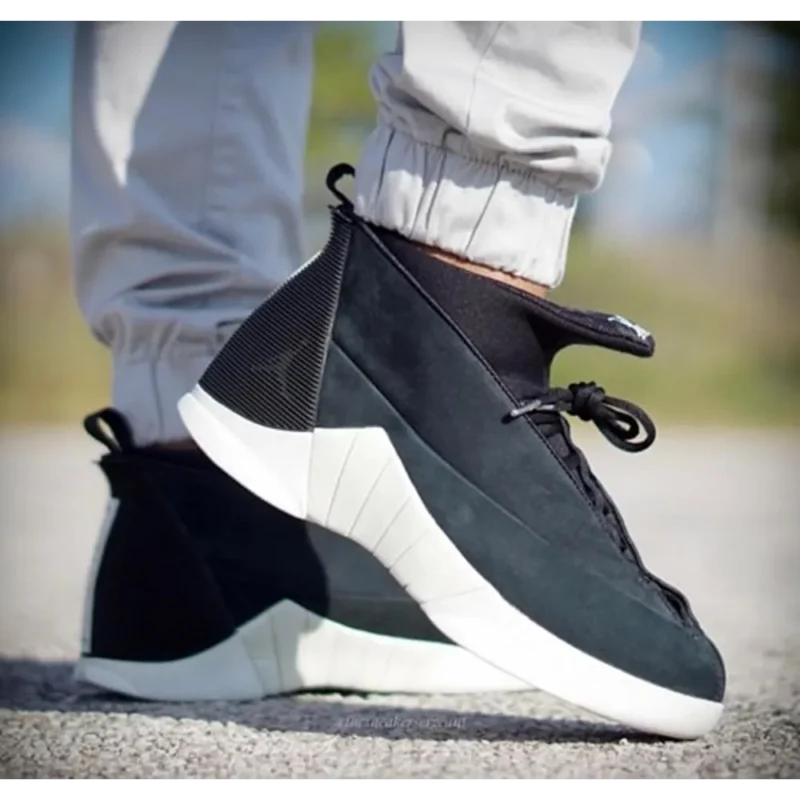 Stylish Air Jordan 15 Psny Black Shoes For Men (QT240)