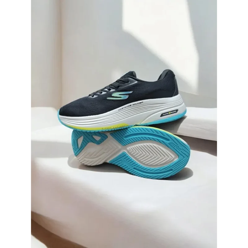 Trendy Skechers Go Walk Distance Walker Black Shoes For Men (SW6558)