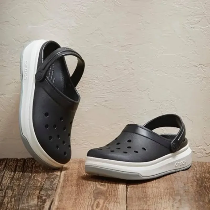 Stylish Crocs Full Force Black Clogs For Men (QT159)