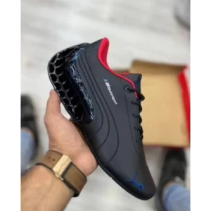 Stylish Puma Petronas Black Red Shoes For Men (QT153)