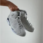 Stylish Air Jordan Retro 6 Georgetown Shoes For Men (QT214)