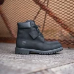 Stylish Timberland Long Black Boots For Men (QT141)