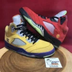 Stylish Air Jordan Retro 5 Se What The Multi Shoes For Men (QT140)