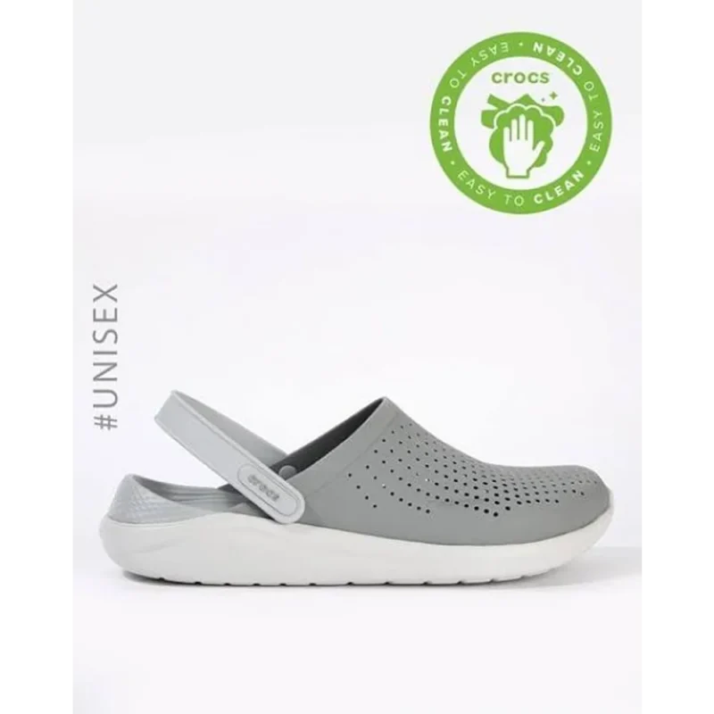 Stylish Crocs Lite Ride Grey Clogs For Men (QT134)