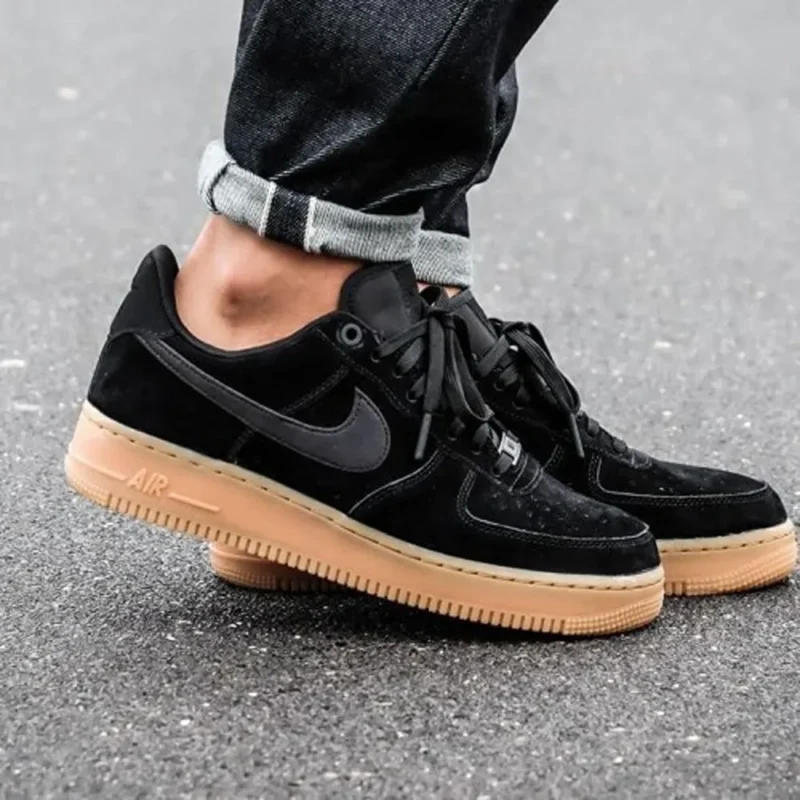 Stylish Nike Air Force 1 Lv 07 Black Shoes For Men (QT127)