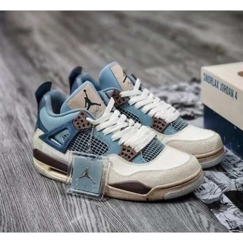 Stylish Air Jordan 4 Snorlax Shoes For Men (QT162)