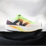 Classy New Balance Fuelcell Rebel V4 White Neon Shoes For Men (SHUB283)