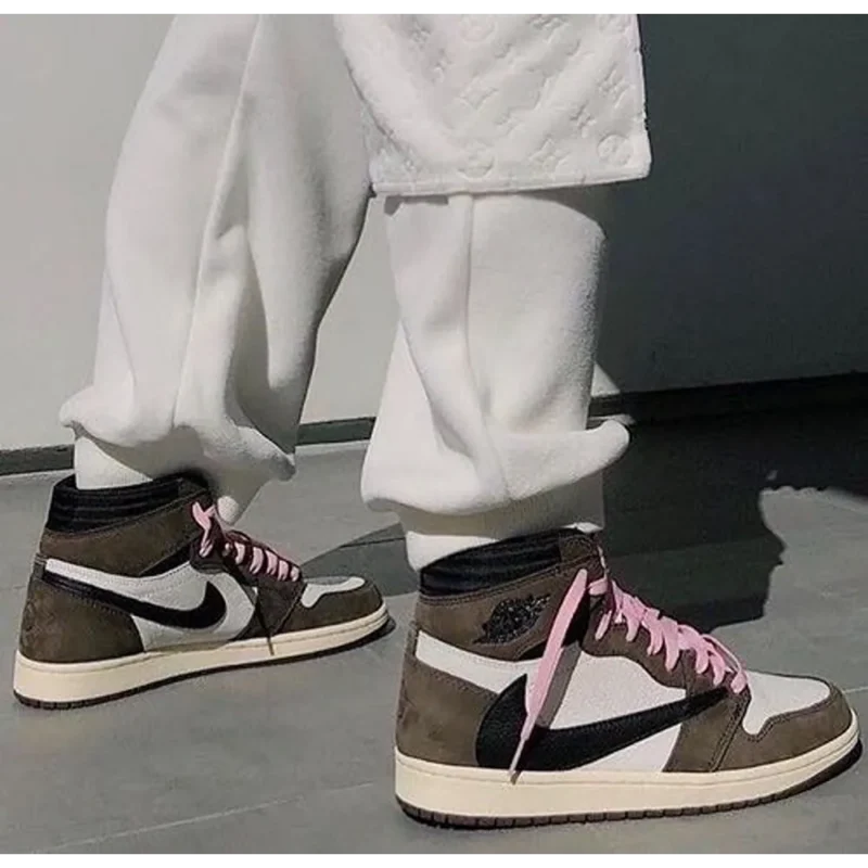 Classy Air Jordan Retro 1 Travis Scott High Shoes For Men (SHUB270)