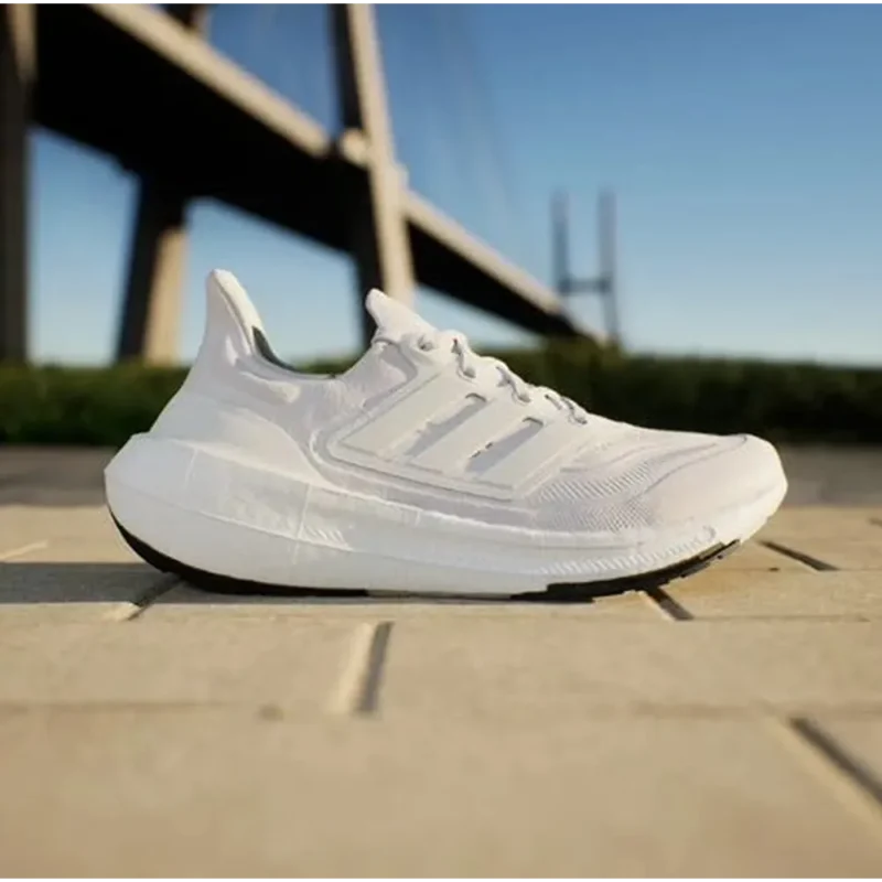 Classy Adidas Ultra Boost 21 Full White Shoes For Men (SHUB263)