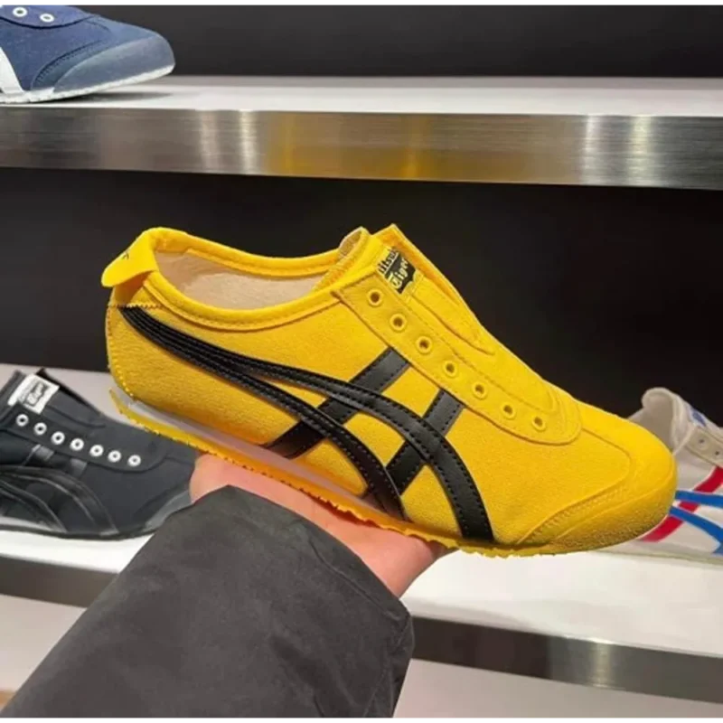 Classy Onitsuk a Tiger Mexico 66 Slipon Yellow Shoes For Men (CT511)