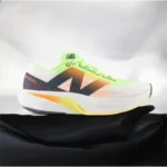 Classy New Balance Fuelcell Rebel V4 White Neon Shoes For Men (CT508)