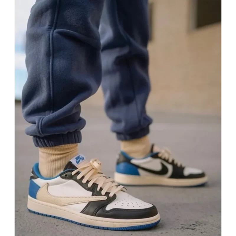 Classy Air Jordan Retro 1 Travis Scott Fragment Shoes For Men (SHUB257)