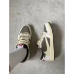 Classy Air Jordan Retro 1 Travis Scott Reverse Mocha Shoes For Men (SHUB256)