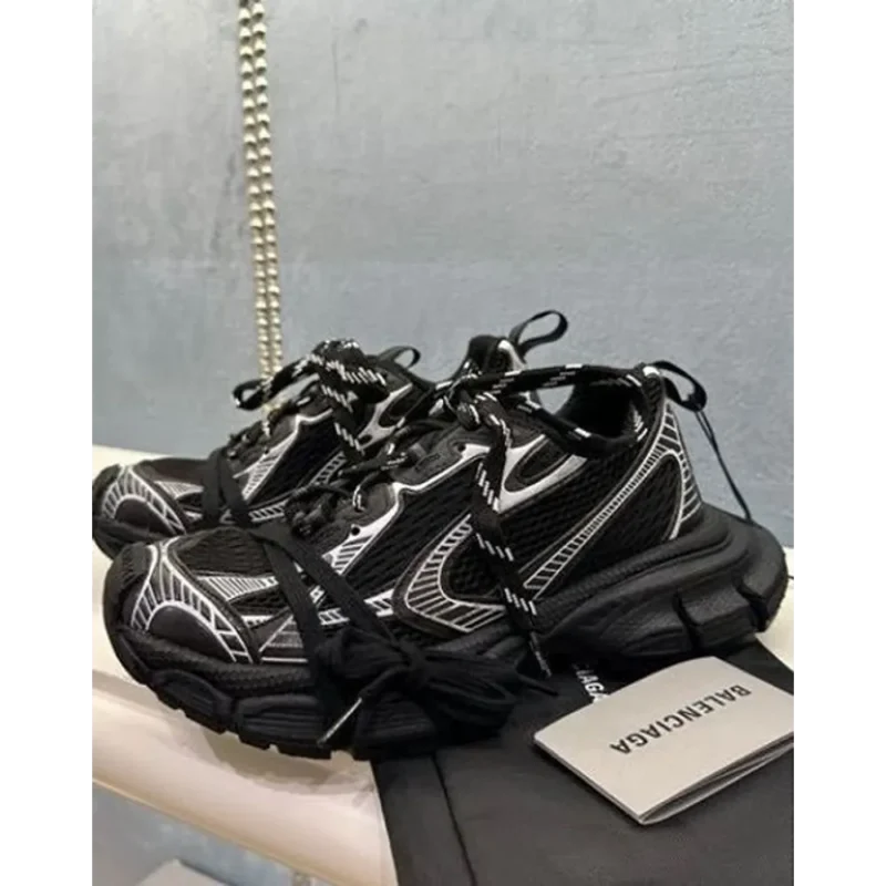 Classy Balenciaga 3 Xl Black Shoes For Men (SHUB255)